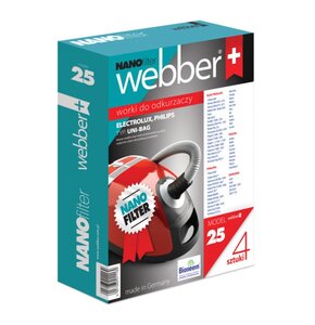 Worek do odkurzacza WEBBER 25 (4 sztuki)