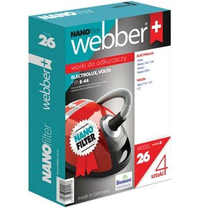 Worek do odkurzacza WEBBER 26 (4 sztuki)