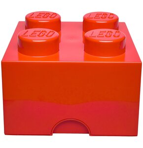 Pojemnik na LEGO klocek Brick 4 Czerwony 40031730