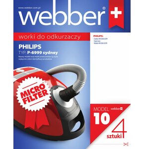 Worek do odkurzacza WEBBER 10 (4 sztuki)