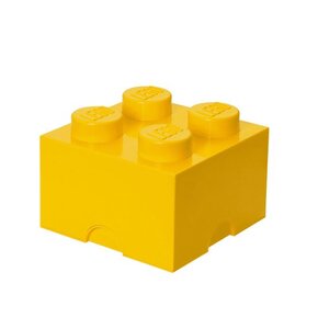 Pojemnik na LEGO klocek Brick 4 Żółty 40031732