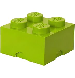 Pojemnik na LEGO klocek Brick 4 Jasnozielony 40031220