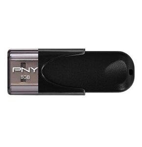 Pendrive PNY Attache4 8GB, USB 2.0, Odczyt 25 Mb/s, Zapis 8 Mb/s