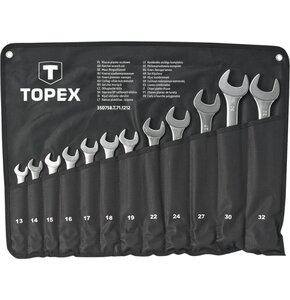 Zestaw kluczy płasko-oczkowych TOPEX 35D758 (12 elementów)
