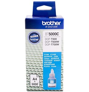 Tusz BROTHER Błękitny 48.8 ml BT-5000C
