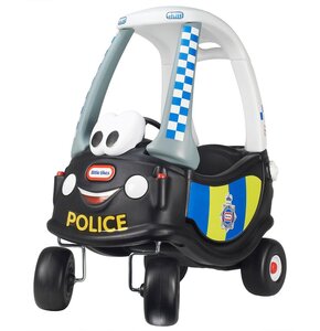 Jeździk LITTLE TIKES Cozy Coupe Samochód policyjny Biało-czarny