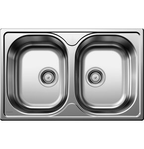 Zlewozmywak BLANCO Tipo 8 Compact 513459 Stal matowa