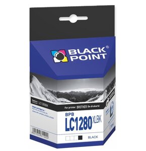 Tusz BLACK POINT do Brother LC-1280BK Czarny 55 ml BPBLC1280XLBK