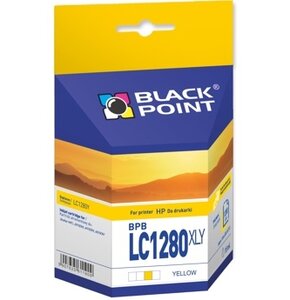 Tusz BLACK POINT do Brother LC-1280Y Żółty 15 ml BPBLC1280XLY