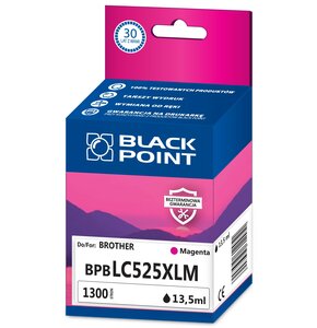 Tusz BLACK POINT do Brother LC-525XLM Purpurowy 13.5 ml BPBLC525XLM