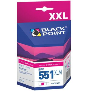 Tusz BLACK POINT do Canon CLI-551MXL Purpurowy 9 ml BPC551XLM