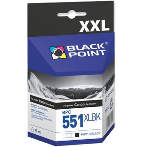 Tusz BLACK POINT do Canon CLI-551BKXL Czarny 9.5 ml BPC551XLBK