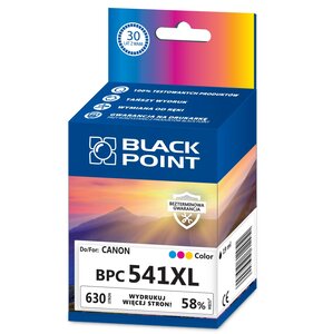 Tusz BLACK POINT do Canon CL-541XL Kolorowy 19 ml BPC541XL