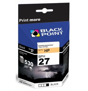 Tusz BLACK POINT do HP 27 XL C8727AE Czarny 20 ml BPH27XL