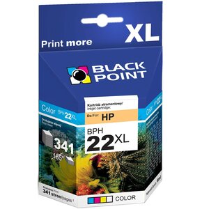 Tusz BLACK POINT do HP 22 XL C9352CE Kolorowy 18 ml BPH22XL