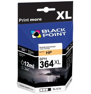 Tusz BLACK POINT do HP 364 XL CB322EE Czarny 12 ml BPH364XLPBK
