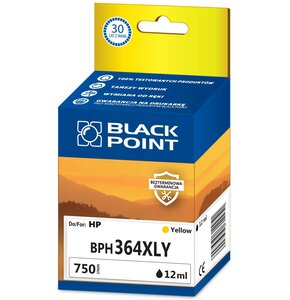Tusz BLACK POINT do HP 364 XL CB325EE Żółty 12 ml BPH364XLY