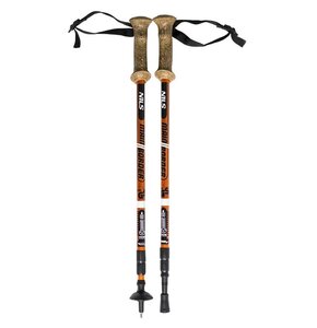 Kijki trekkingowe NILS EXTREME TK696 (65 - 135 cm) Czarno-pomarańczowy