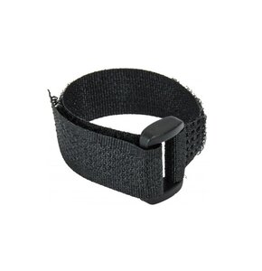 Opaski zaciskowe z rzepem DEDRA 11RC12152 Czarny (10 sztuk)