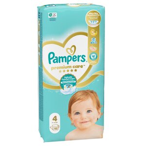 Pieluchy jednorazowe PAMPERS Premium Care 4 Maxi 9 -14 kg (52 sztuki)