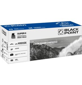 Toner BLACK POINT LBPLMX810X SUPER+ Czarny