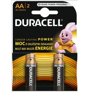 Baterie AA LR6 DURACELL Basic (2 szt.)