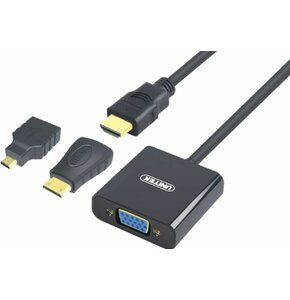 Adapter VGA - micro HDMI/mini HDMI UNITEK 0.2 m