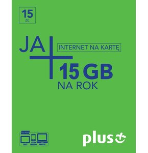 Starter PLUS -  Ja + Internet na kartę 15zł/15GB