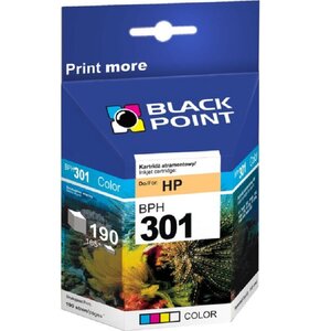 Tusz BLACK POINT do HP 301 CH562EE Kolorowy 10 ml BPH301C