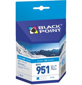 Tusz BLACK POINT do HP 951 XL CN046AE Błękitny 28 ml BPH951XLC