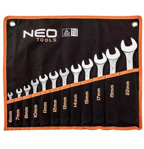 Zestaw kluczy płasko-oczkowych NEO 09-752 (12 elementów)