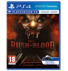 Until Dawn: Rush of Blood VR Gra PS4 (Kompatybilna z PS5)