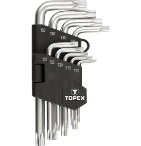 Zestaw kluczy TOPEX 35D960 T10 - T50 (9 elementów)