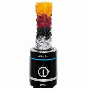 Blender kielichowy NOVEEN Sport Mix & Fit SB1000 X-line (Sportowy) + 2 bidony w komplecie