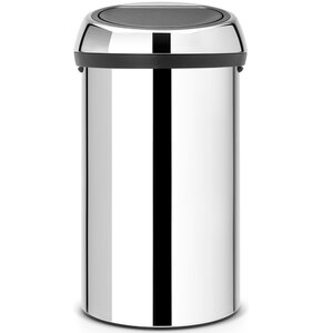Kosz na śmieci BRABANTIA 402609 Touch Bin 60L Stal błyszcząca