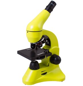 Mikroskop LEVENHUK Rainbow 50L Plus Limonkowy