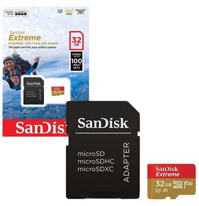 Karta pamięci SANDISK Extreme microSDHC 32GB