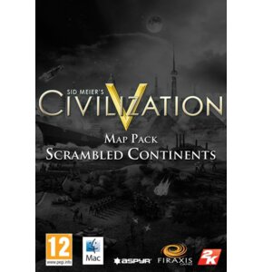 Kod aktywacyjny Gra MAC Sid Meier's Civilization V Scrambled Continents Map Pack