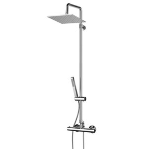 Zestaw prysznicowy natynkowy OMNIRES Mini MI1544-X/K z deszczownicą Chrom