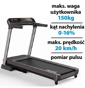 Bieżnia elektryczna HERTZ FITNESS Prestige