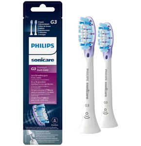 Końcówka szczoteczki PHILIPS Sonicare G3 Premium Gum Care HX9052/17 Biały (2 szt.) (Miękkie włosie)