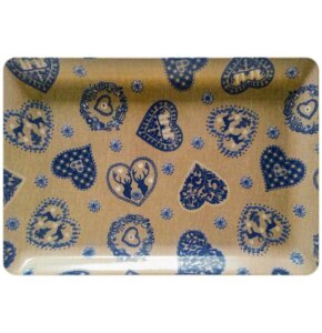 Taca VIVENZI Blue Heart (45 x 31 cm)