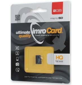 Karta pamięci IMRO MicroSD 2GB + Adapter