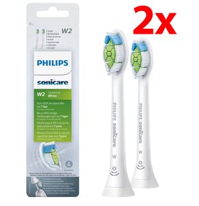 Oryginalne końcówki Philips Sonicare W2 HX6062/10 Średnio miękkie włókna (2 szt.) (Wybielające)
