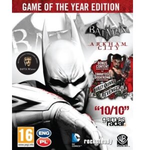 Kod aktywacyjny Gra PC Batman - Arkham City Game of the Year Edition