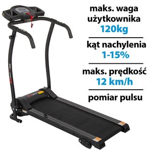 Bieżnia elektryczna ENERO FIT W300 1250W 12km/h