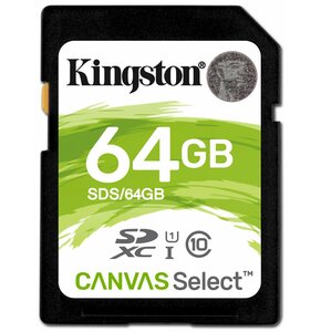 Karta pamięci KINGSTON Canvas Select SDXC 64GB