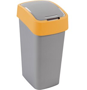 Kosz na śmieci CURVER 02170-535-00 9L Szaro-pomarańczowy