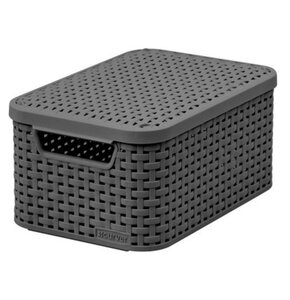 Koszyk CURVER Style Box S V2 + LID - DRG308 Ciemnoszary
