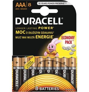 Baterie AAA LR03 DURACELL Basic (8 szt.)